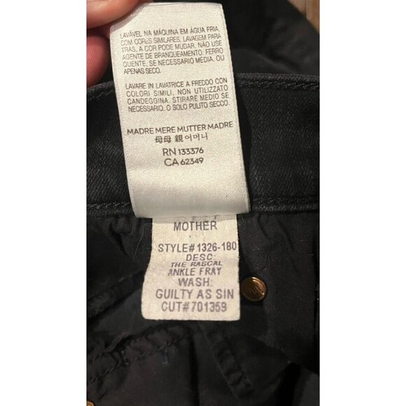 Mother The Rascal Ankle Fray in Guilty As Sin Size 24 - Picture 7 of 12